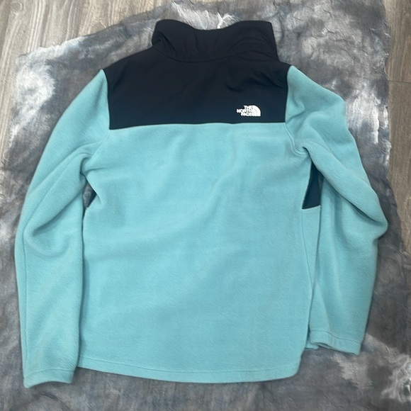 The North Face Crescent Full Zip Trellis Green/TNF black. - Picture 4 of 4